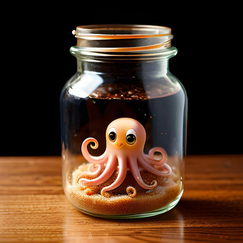 Octopus In A Jar