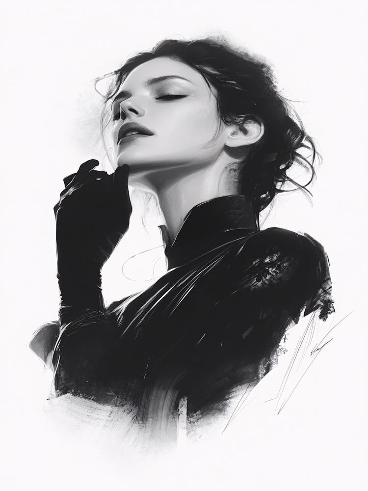 Black And White Painting 6