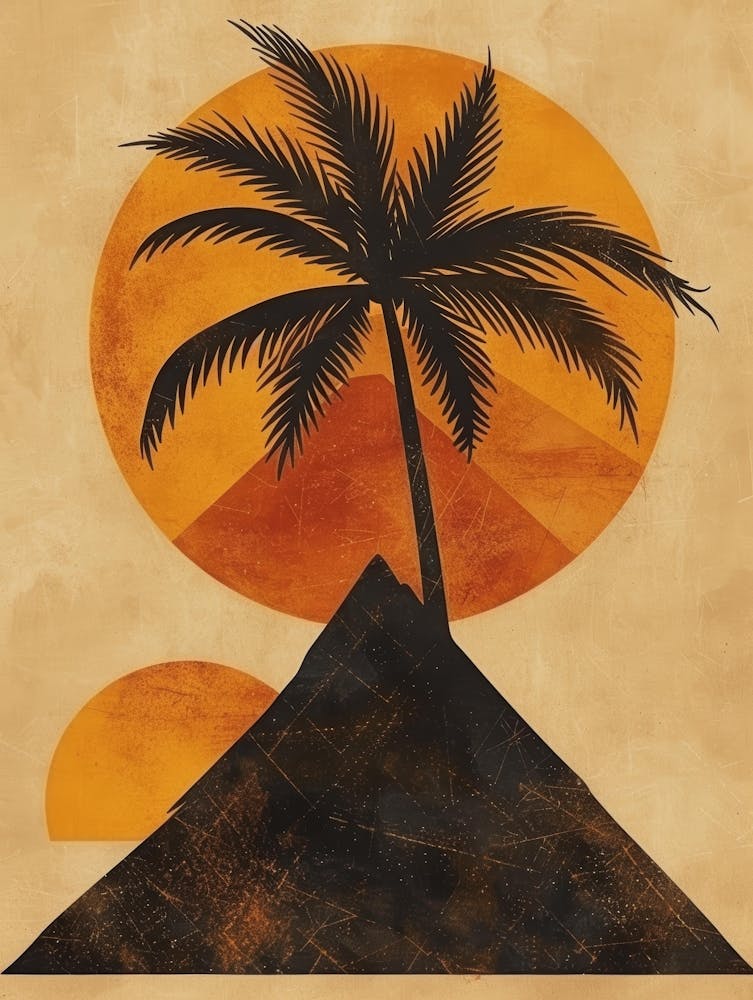 Palm Tree At Sunset 9