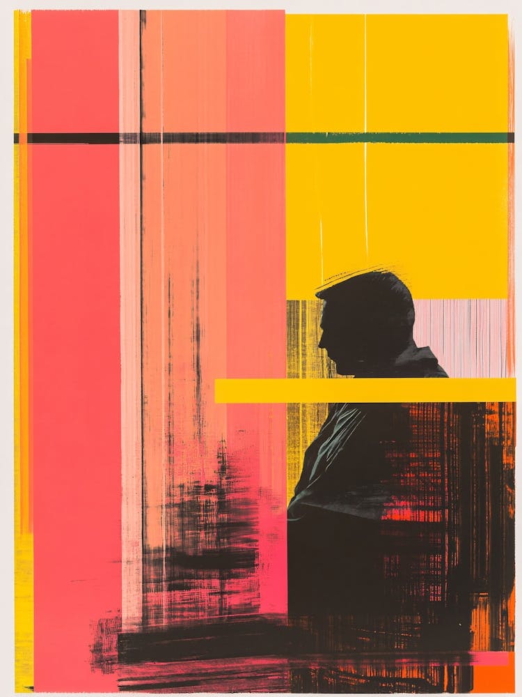 'Man In Silhouette' 1