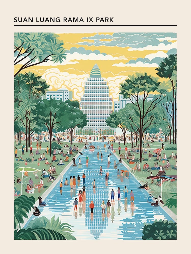 Suan Luang Rama Ix Park Bangkok Thailand