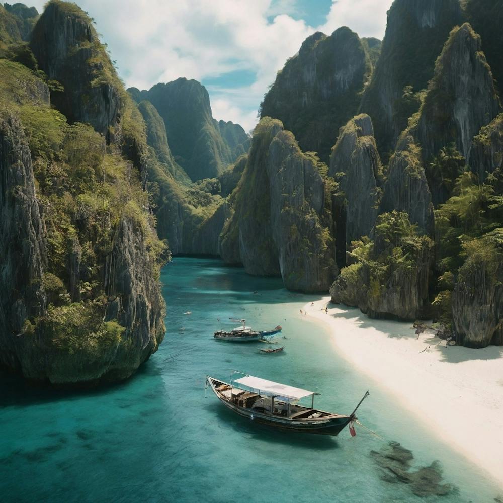 Drone shot El Nido Palawan, PH 2