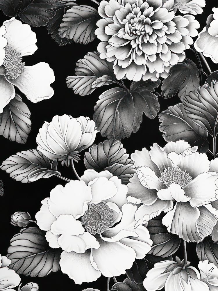 Great Japan  Hokusai Botanical Japanese 8