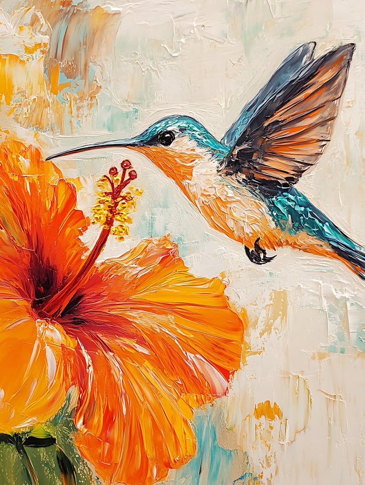 Hummingbird Loves Hibiscus 16