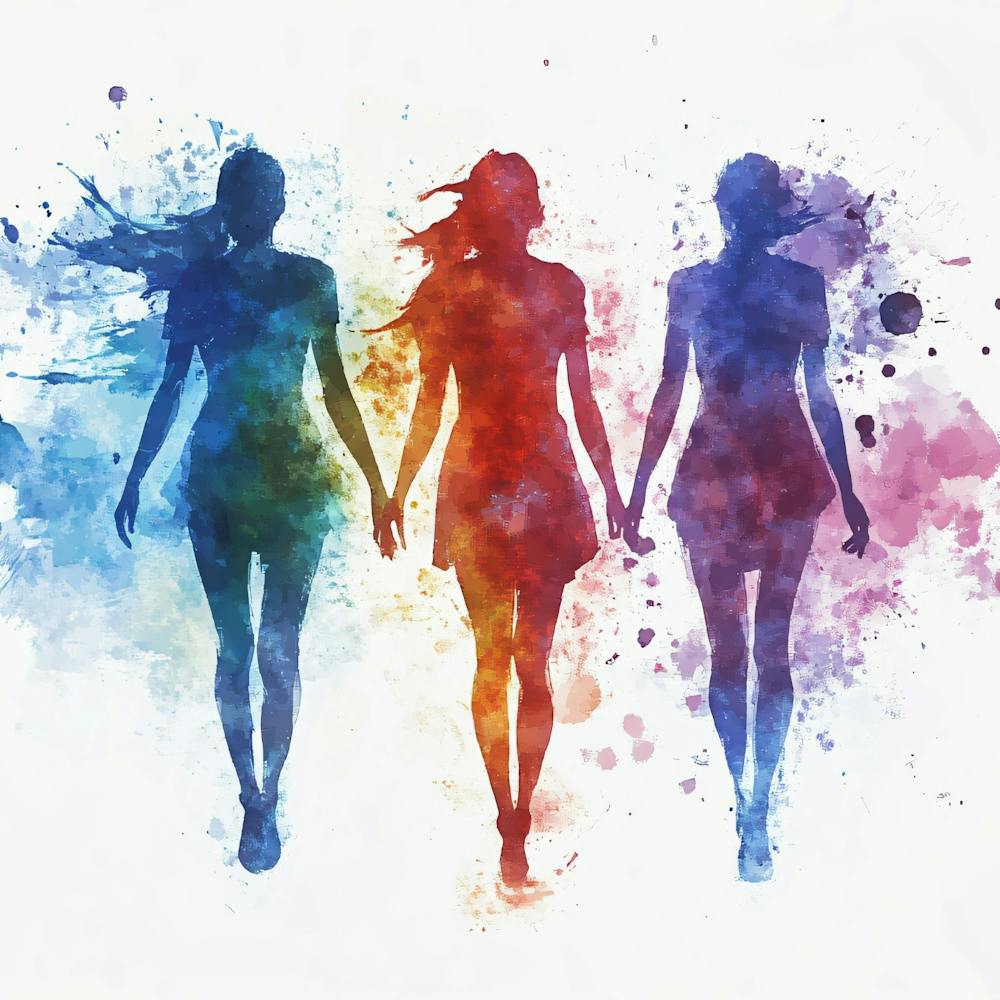 Three Women - Women'S Premium T-Shirt
