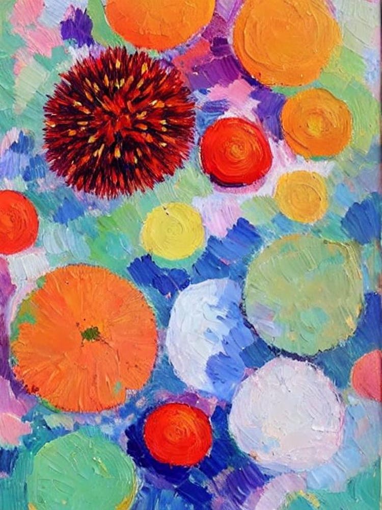 Sea Urchin Roe Matisse Inspired