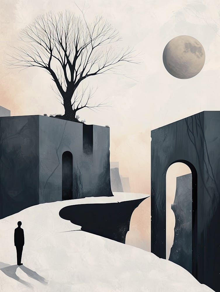 Tree In The Snow, Minimalism 1