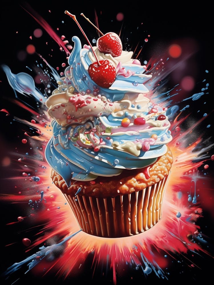 Cake Explosion Photography Style 2