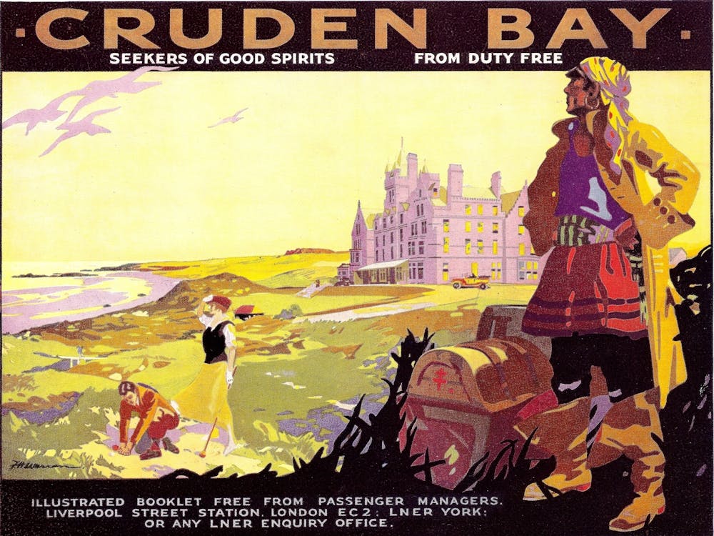 Cruden Bay, Reiseposter