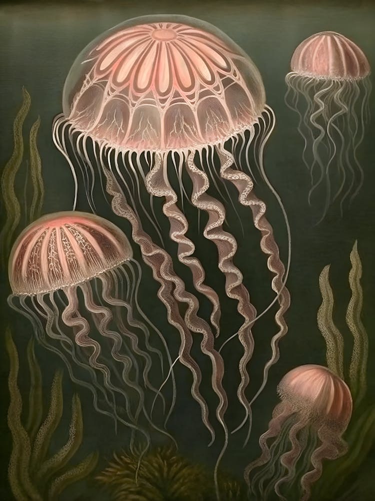 Chic Vintage Jellyfish