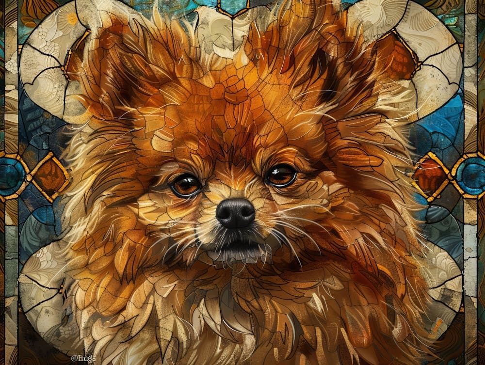 Pomeranian Fine Art Portrait 1