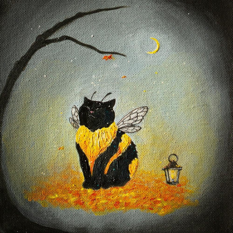 Midnight Bumble Cat