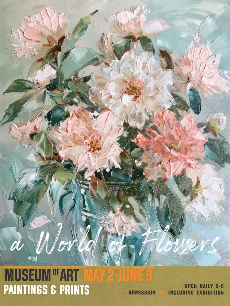 A World Of Flowers, Van Gogh Exhibition Dahlia 3