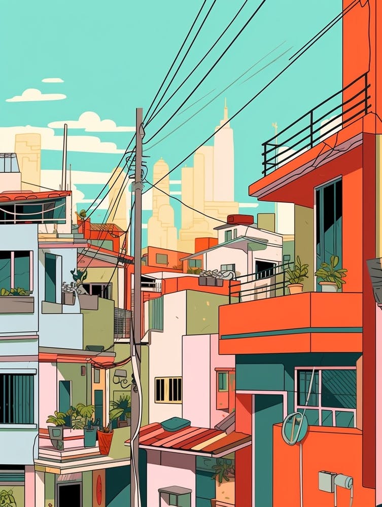 Vietnam 2 Travel Illustration