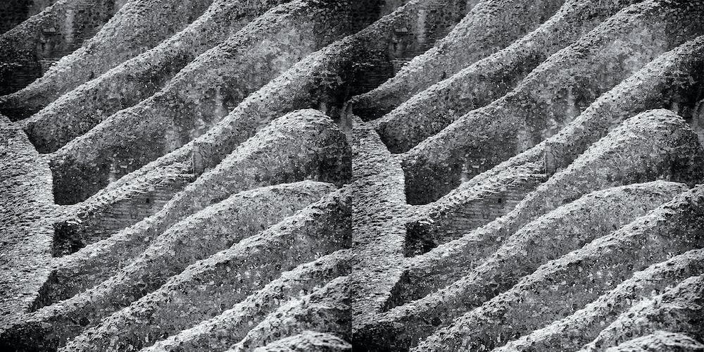 Close Up Of The Colosseum In Rome