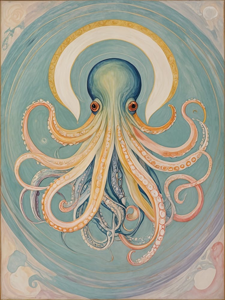 Pastell Oktopus