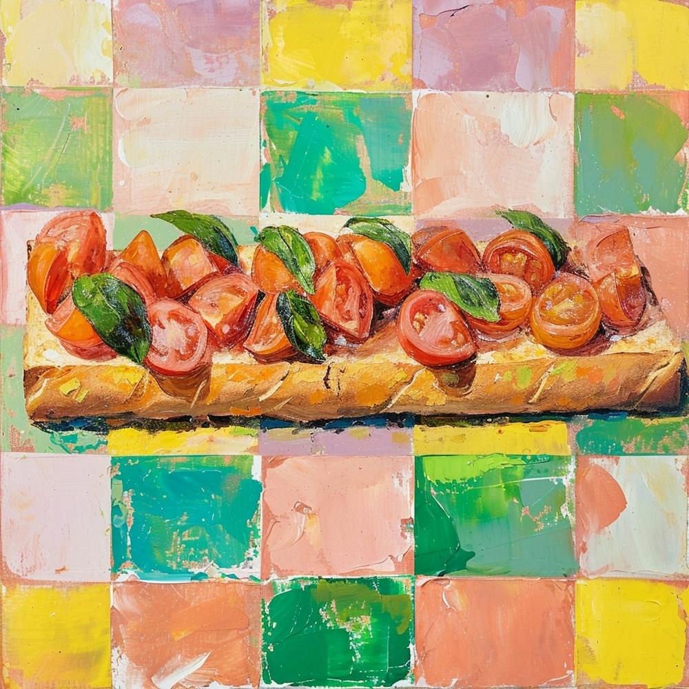 Pastel Tile Bruscetta 4