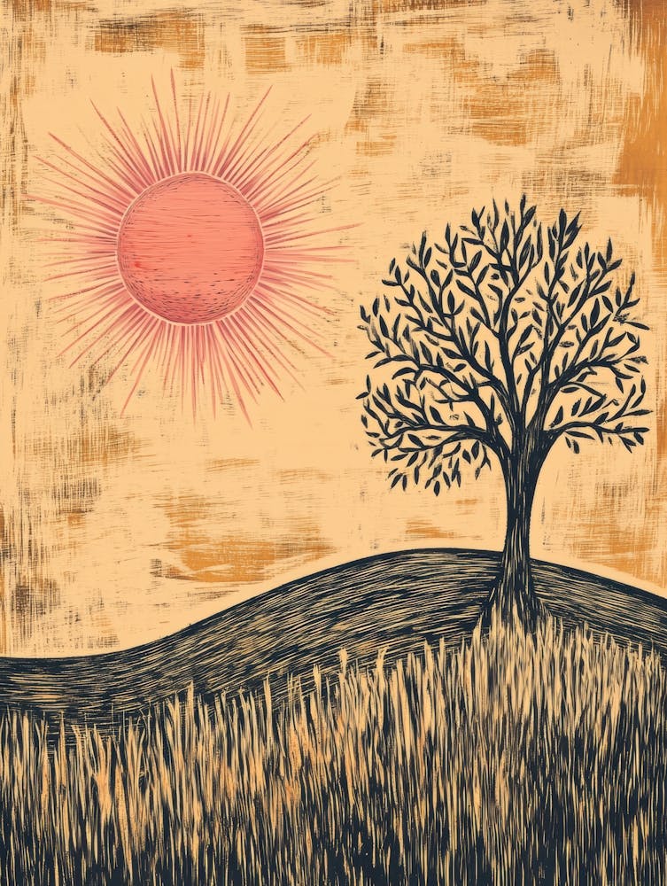 Lone Tree On A Hill