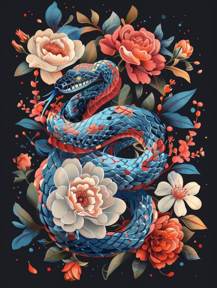 Snakes And Flowers