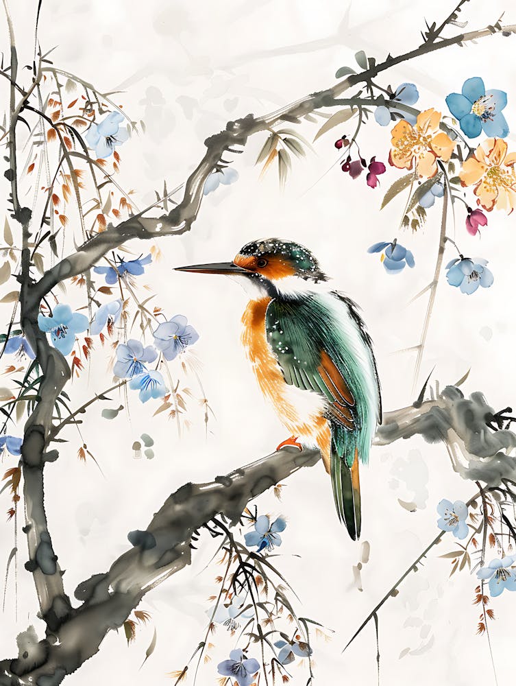 Bird Flowers Chinese Style 10