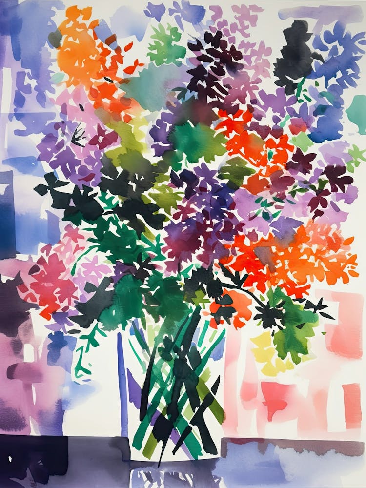 Lilac Flower Illustration 2