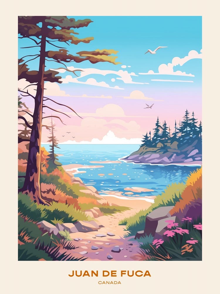 Juan De Fuca Marine Trail Canada 1 Hike Poster