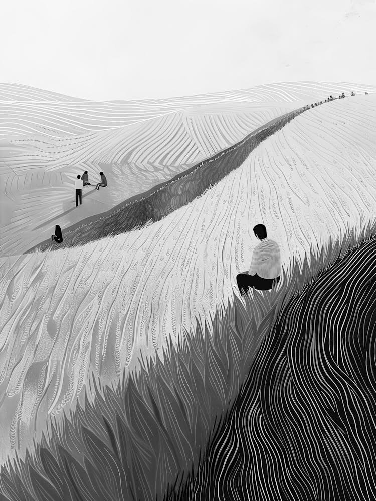 'People In The Desert'