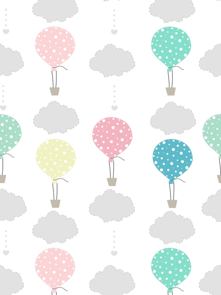 Balloon And Clouds