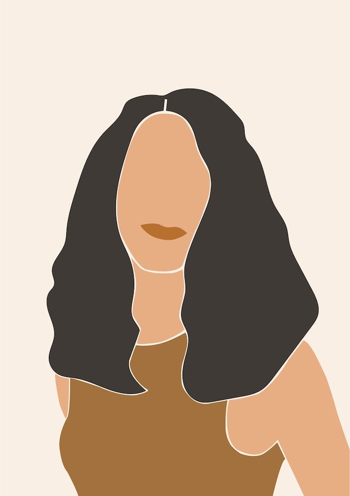 Abstract Lady Five