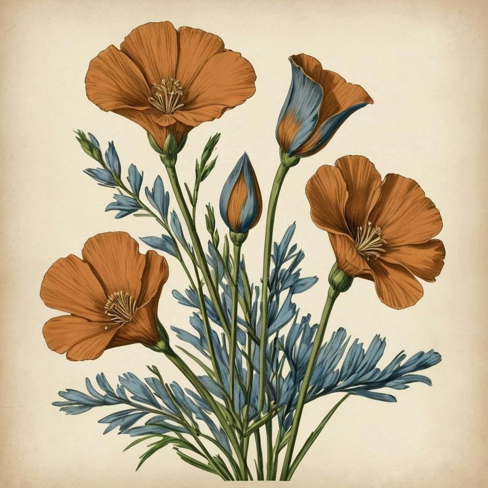 Orange Poppies