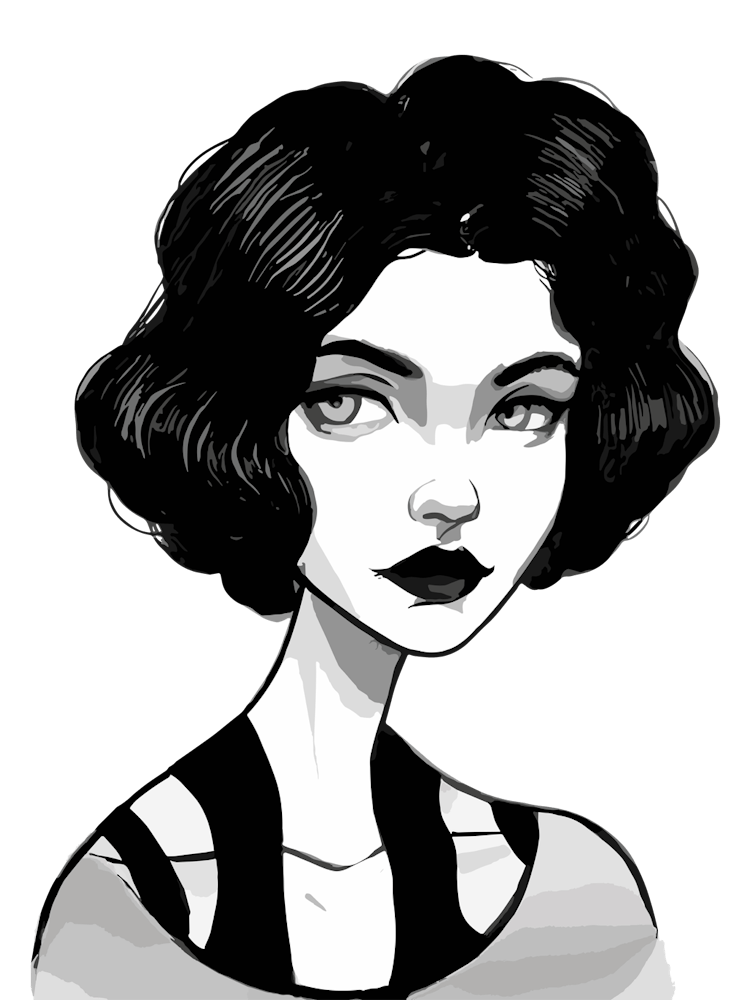 Black And White Drawing