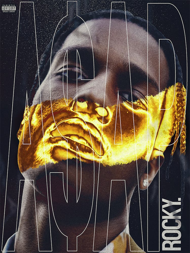 Asap Rocky Poster Art