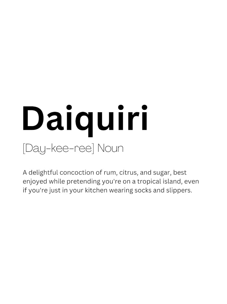 Daiquiri Definition Meaning