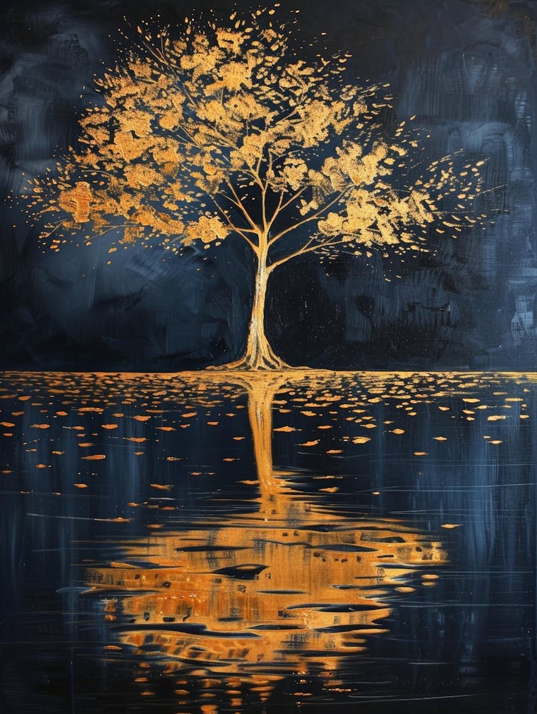Baum aus Gold