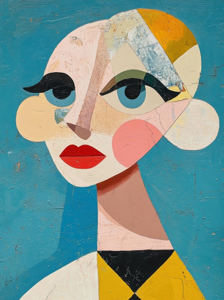 Abstract Portrait Of A Woman 136