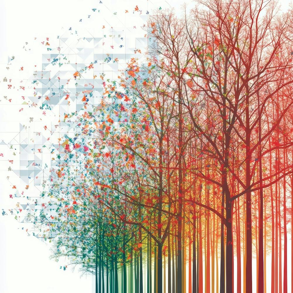 Colorful Trees 12