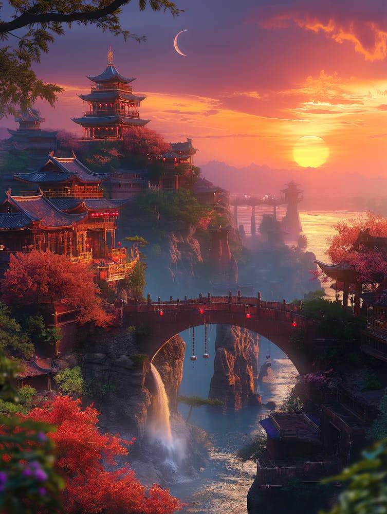 Chinese Village 1