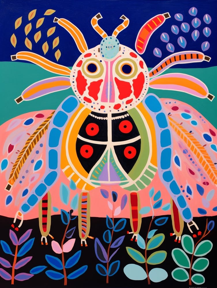 Maximalist Animal Painting Spider 3