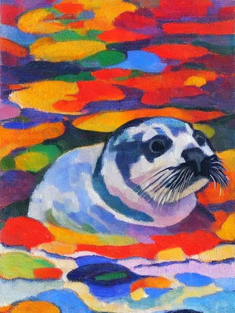 Ringed Seal Matisse Inspired