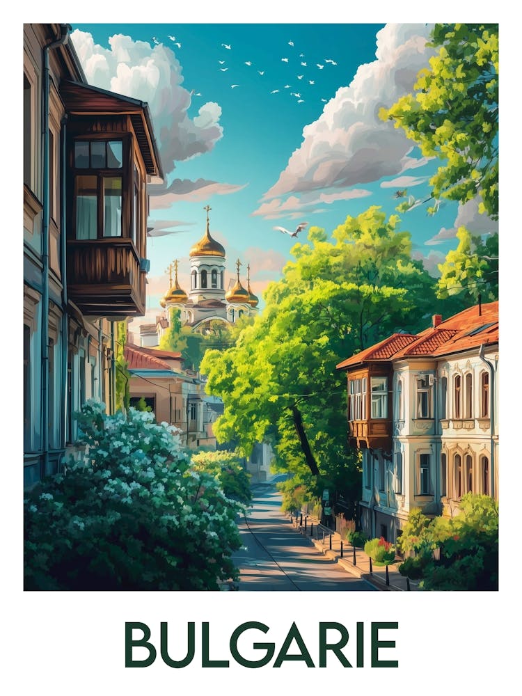 Affiche de voyage Bulgarie 1