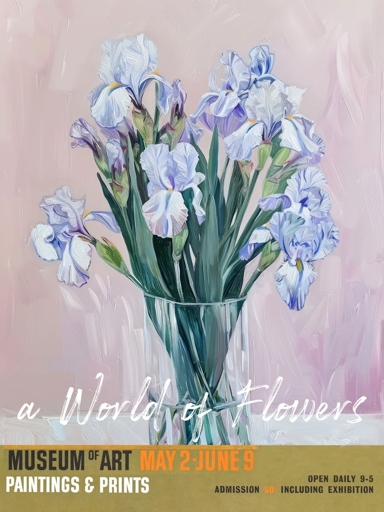 Eine Welt der Blumen, Van Gogh Ausstellung Iris 1