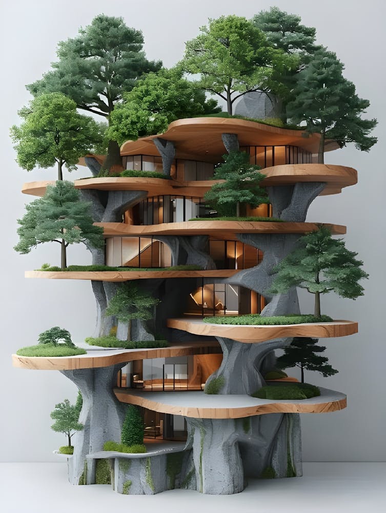 Tree House In Japan
