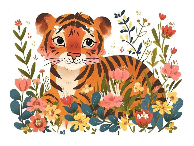 Little Floral Bengal Tiger 2