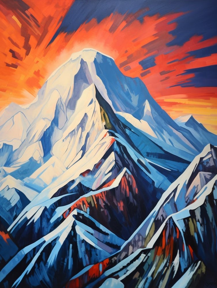Mount Mckinley Denali Usa 3 Mountain Painting