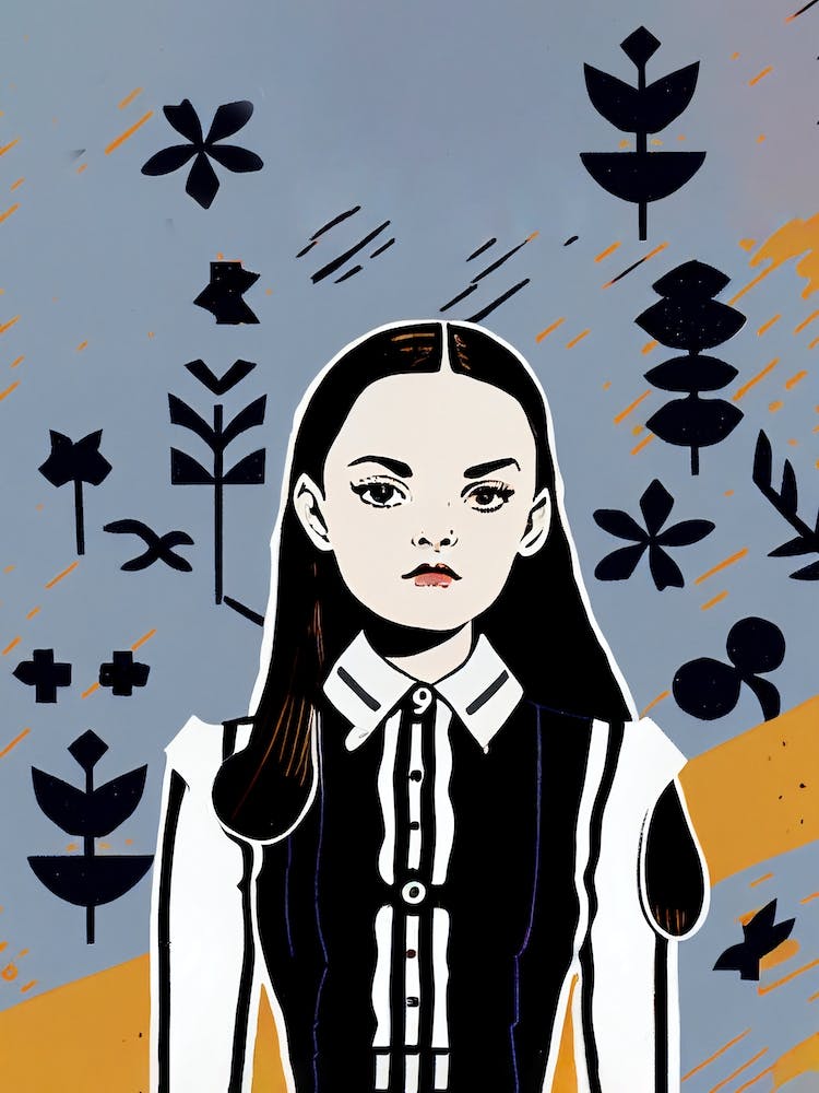 Wednesday Addams Fan Art