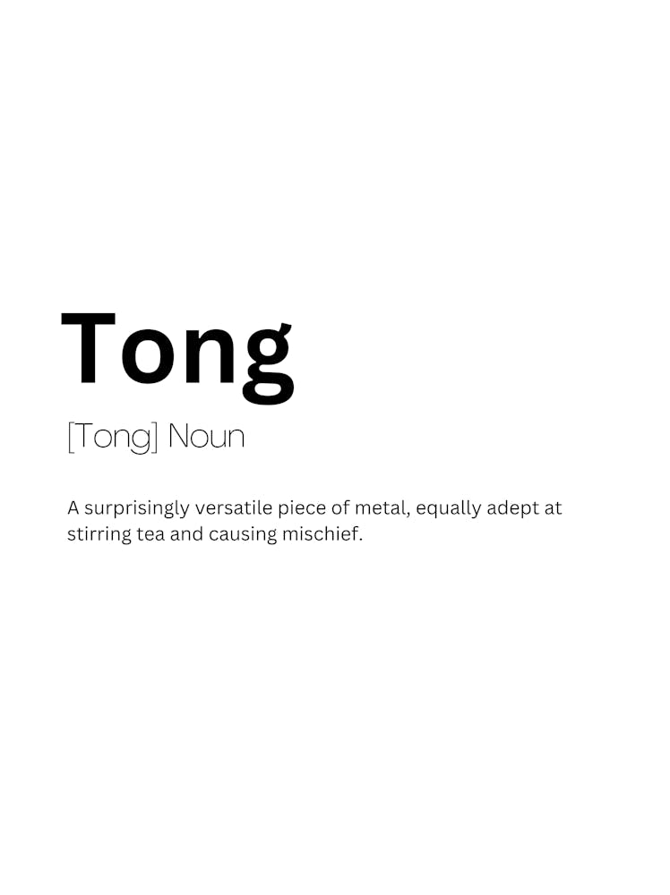 Tong Definition Meaning