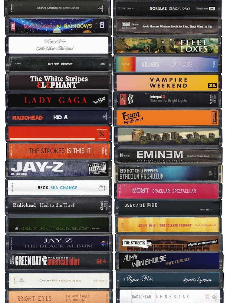 Best of the Noughties - Cassette Print - 2000s Music