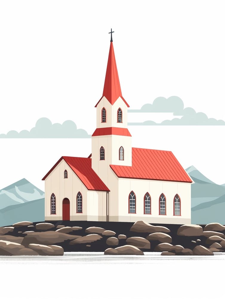 Iceland 3 Travel Illustration