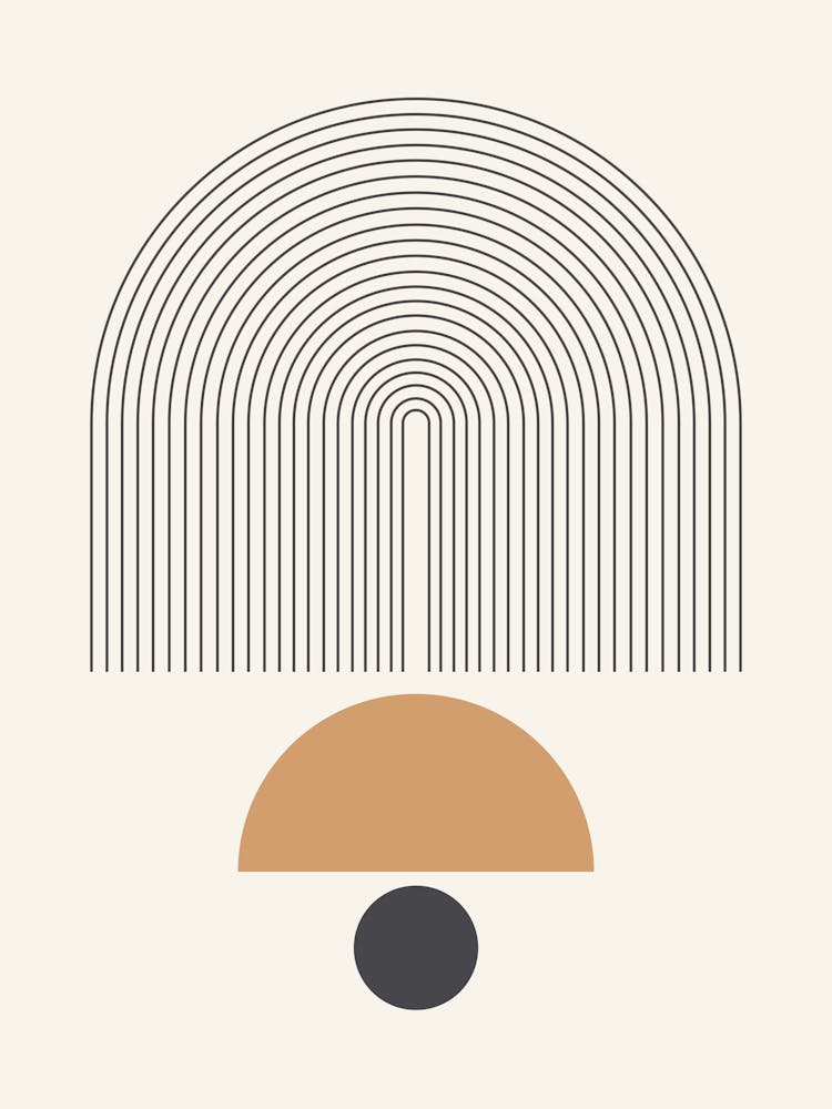 Abstract Boho mid century Pattern 07