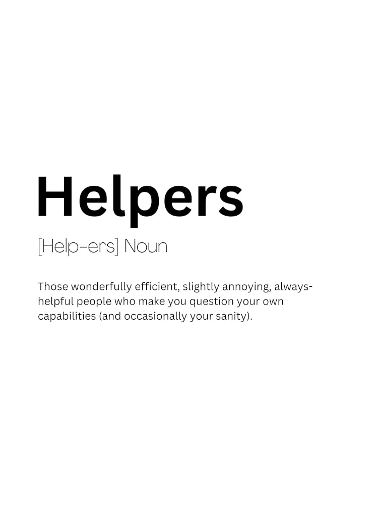 Helpers Definition Meaning 1